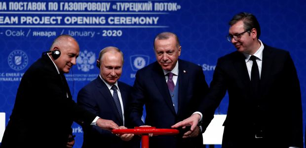 Πούτιν και Ερντογάν εγκαινίασαν τον αγωγό TurkStream
